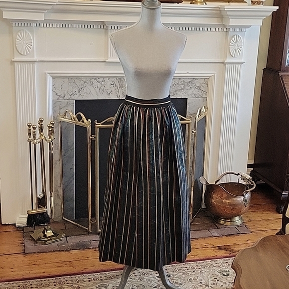 Vtg Talbots Taffeta Skirt - Picture 2 of 9